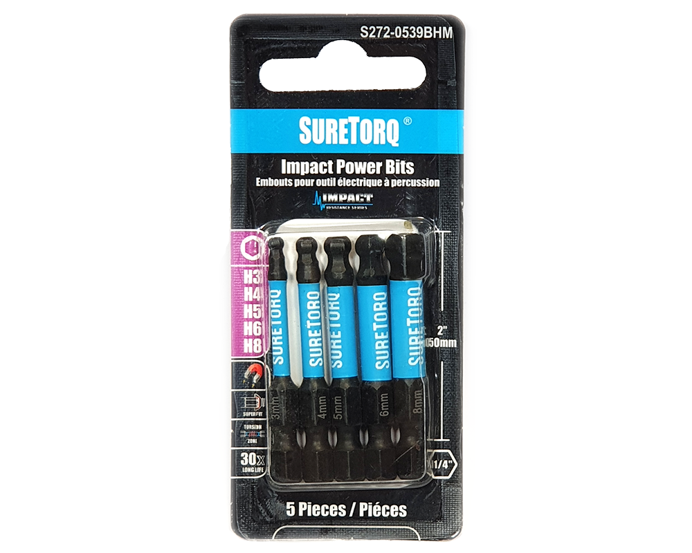 Suretorq IN-HEX BALL-END SET